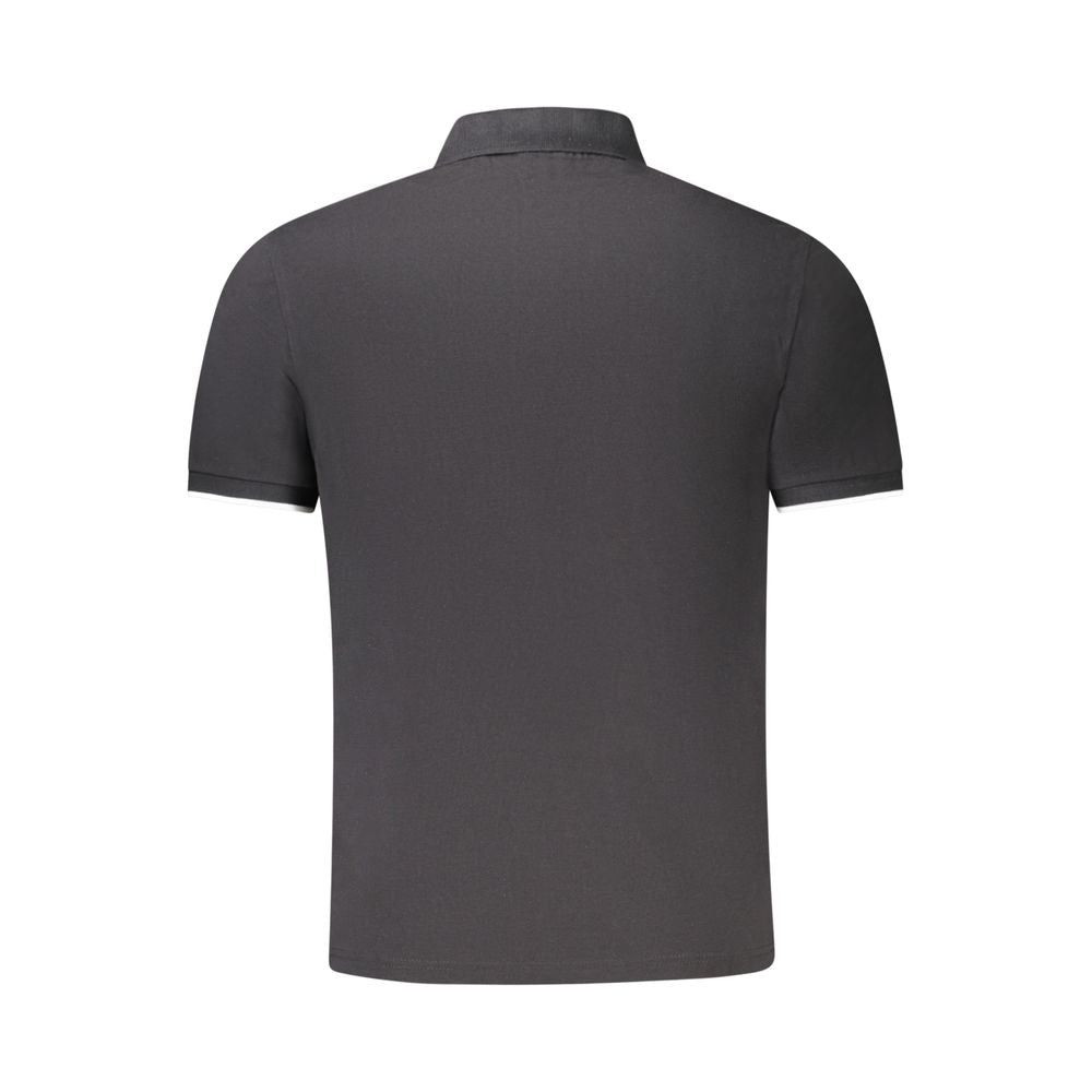 North Sails Schwarzes Baumwoll-Poloshirt für Männer
