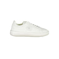 Blauer Weißes Leder Herren Sneaker