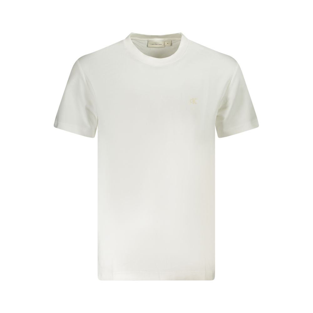 Calvin Klein Weißes Baumwolle Männer T-Shirt