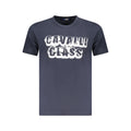 Cavalli Class Blu Cotton Men T-Shirt