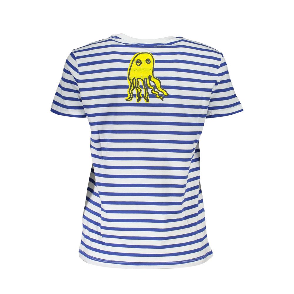 Desigual Blaues Baumwoll-Top für Frauen