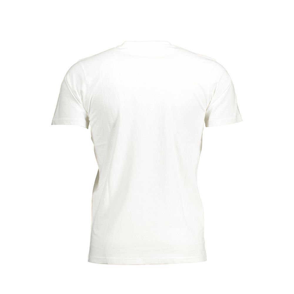 Sergio Tacchini Weißes Baumwolle Männer T-Shirt