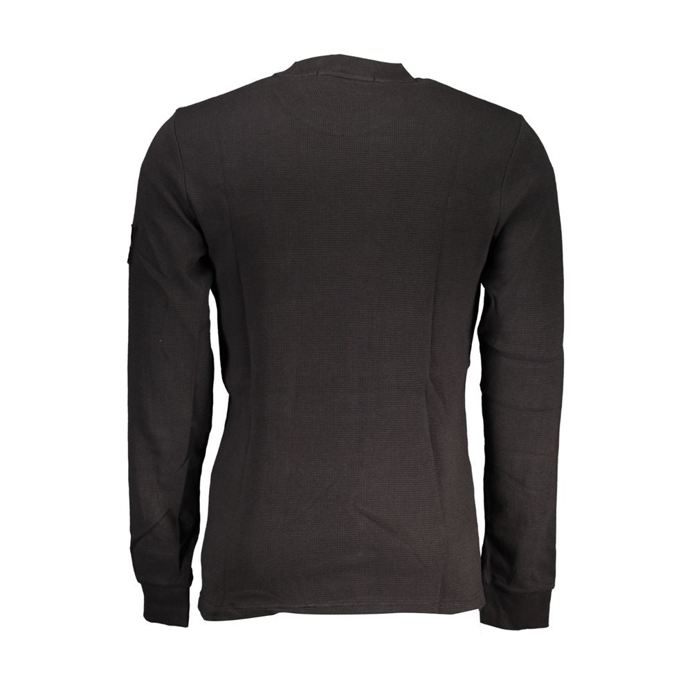 Calvin Klein Schwarzer Baumwollpullover für Männer