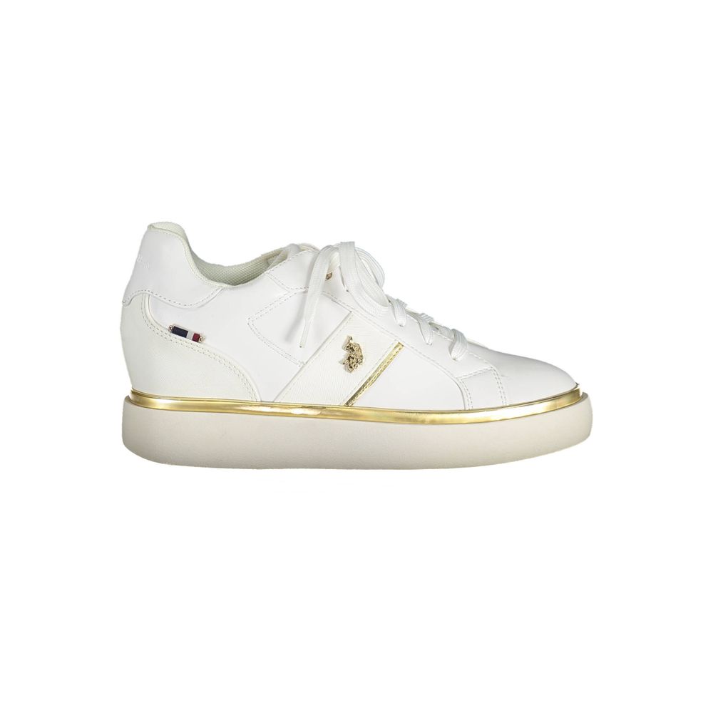 U.S. POLO ASSN. Weißer Polyester Damen Sneaker