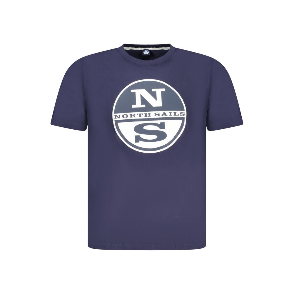 North Sails Blau Baumwolle Männer T-Shirt