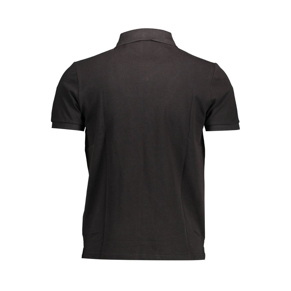 North Sails Schwarzes Baumwoll-Poloshirt für Männer