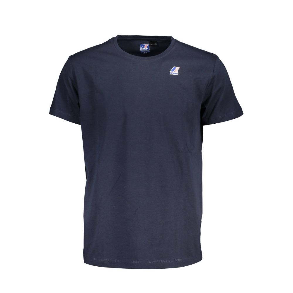 K-WAY T-Shirt aus blauer Baumwolle