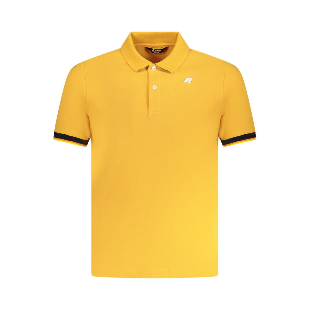 K-WAY Orangefarbenes Baumwoll-Poloshirt