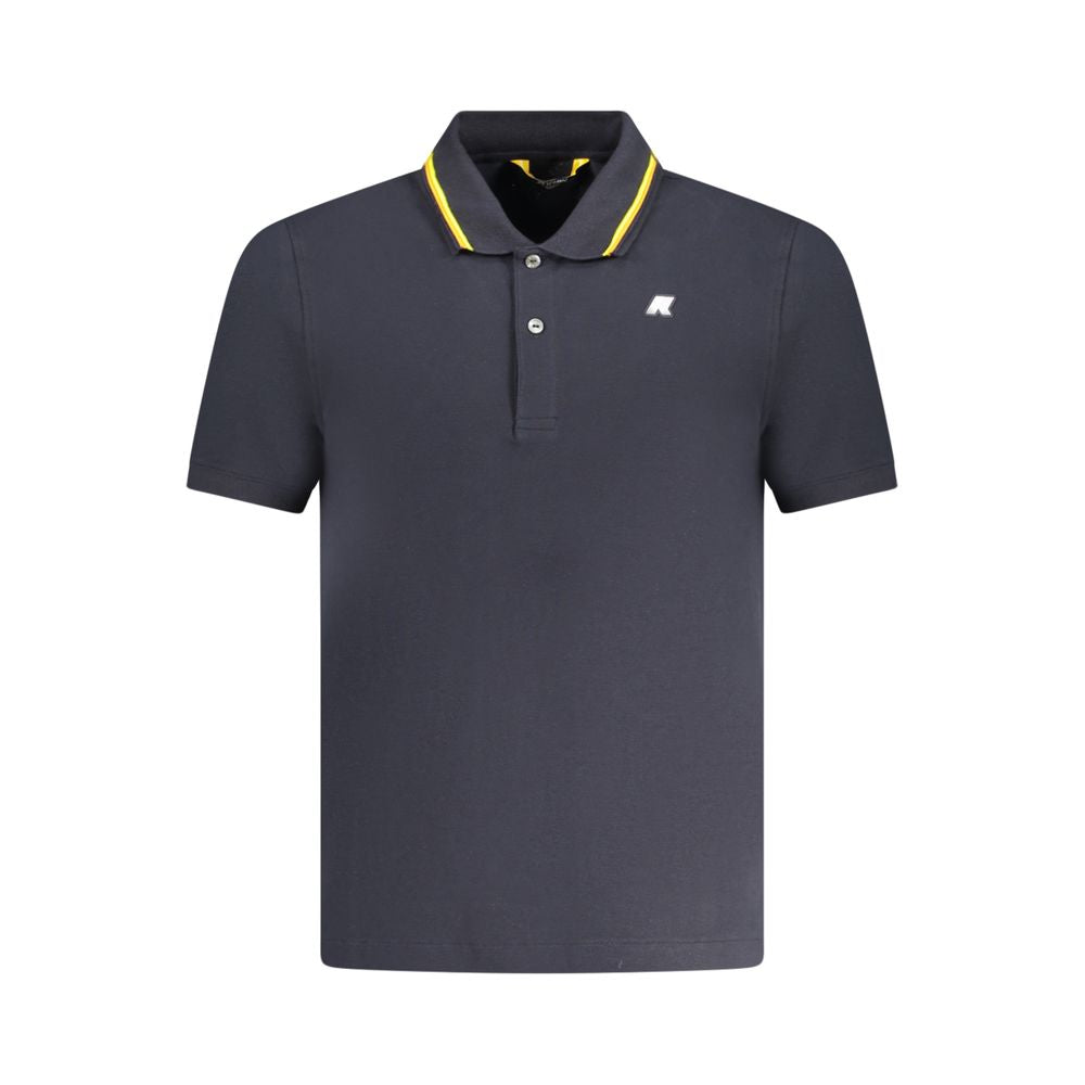 K-WAY Blaues Baumwoll-Poloshirt