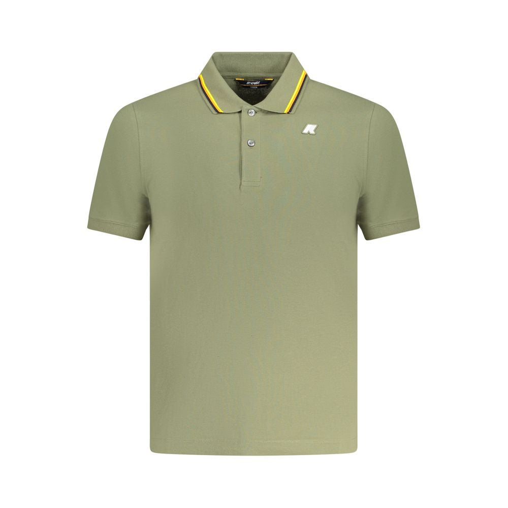 K-WAY Grünes Baumwoll-Poloshirt