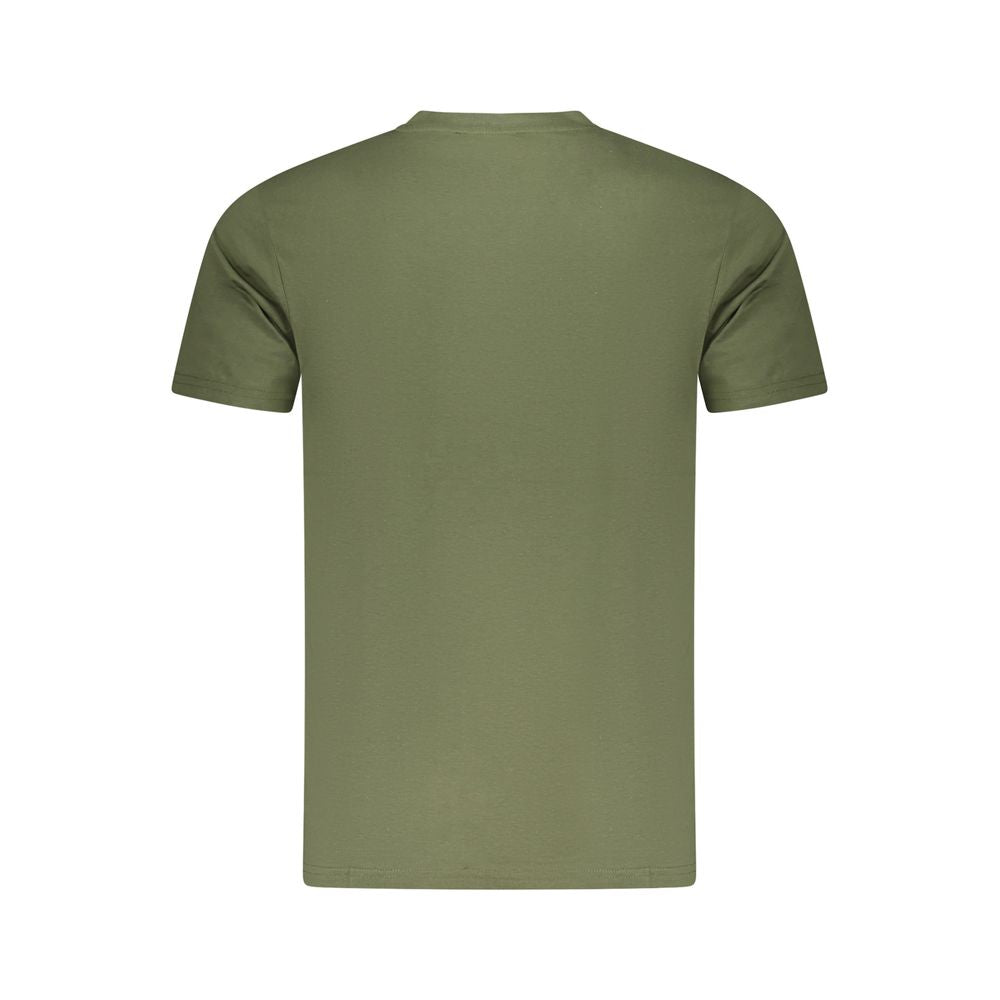 Cavalli Class Grünes Baumwolle Männer T-Shirt
