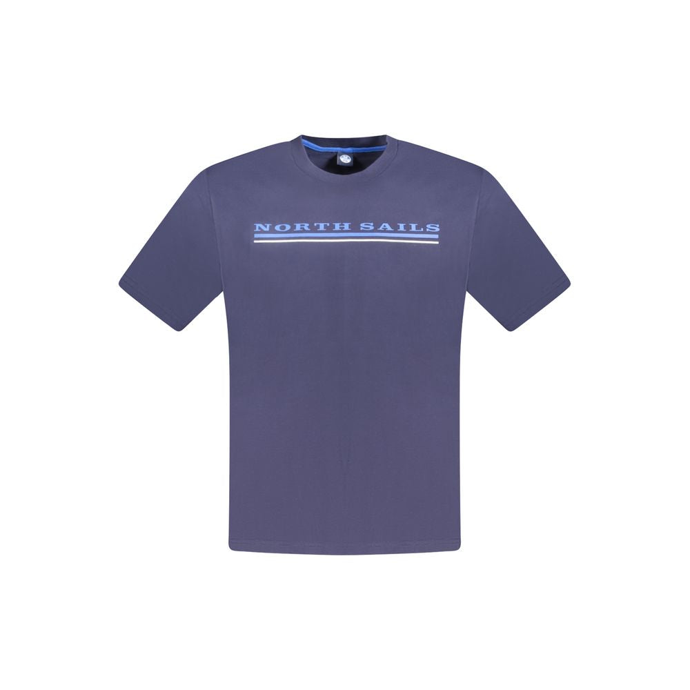 North Sails Blau Baumwolle Männer T-Shirt