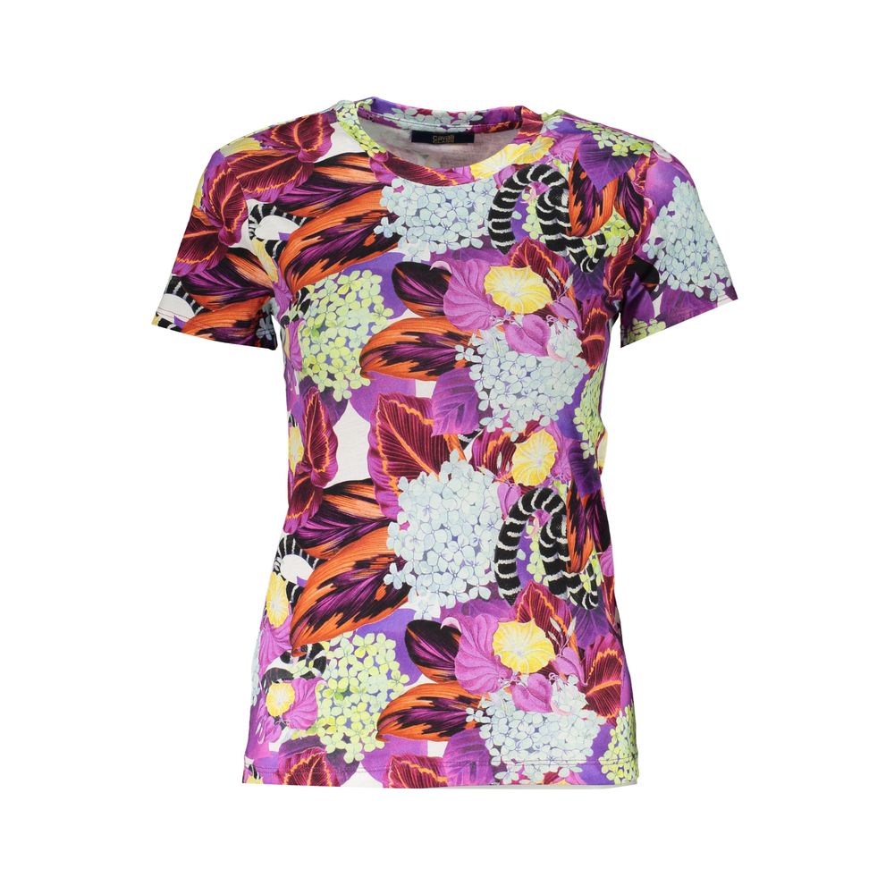 Cavalli Class Lila Baumwolle Tops & T-Shirt