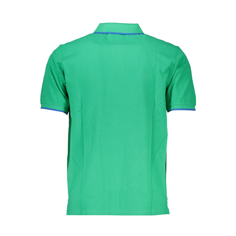 North Sails Grünes Baumwoll-Poloshirt