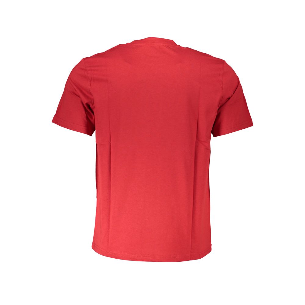North Sails T-Shirt aus roter Baumwolle