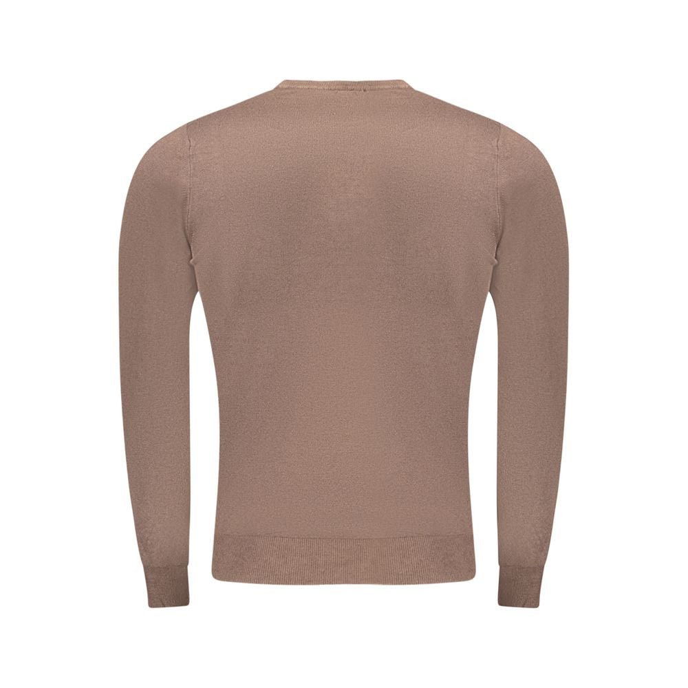 Cavalli Class Brauner Viskose Pullover für Männer