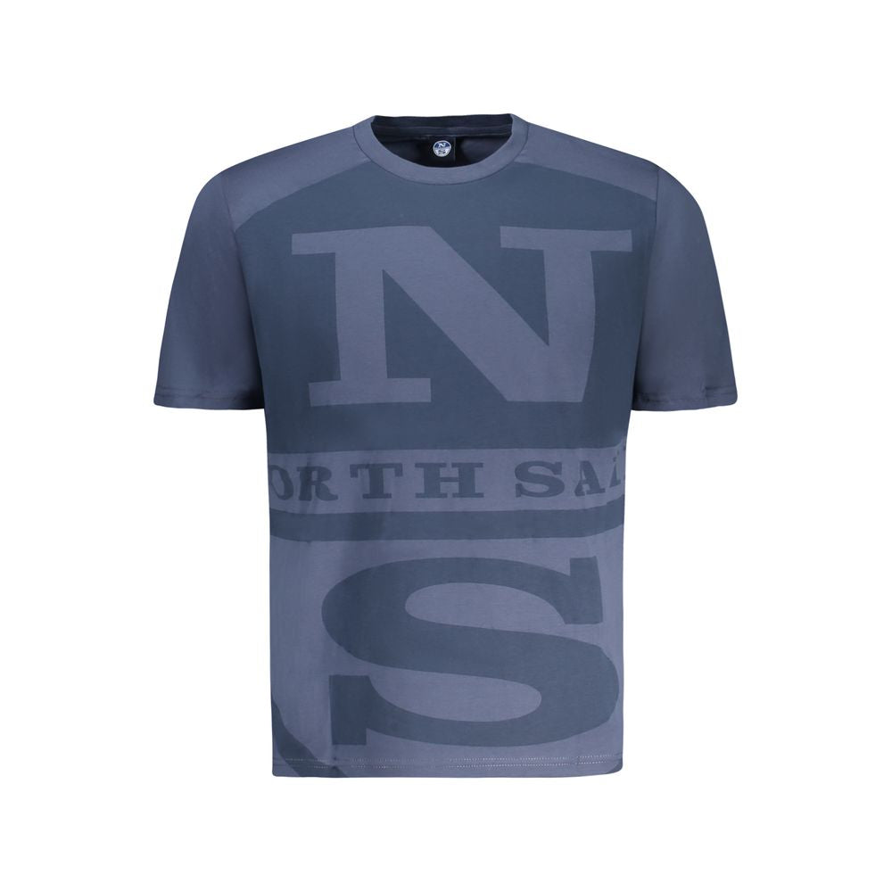 North Sails Blau Baumwolle Männer T-Shirt