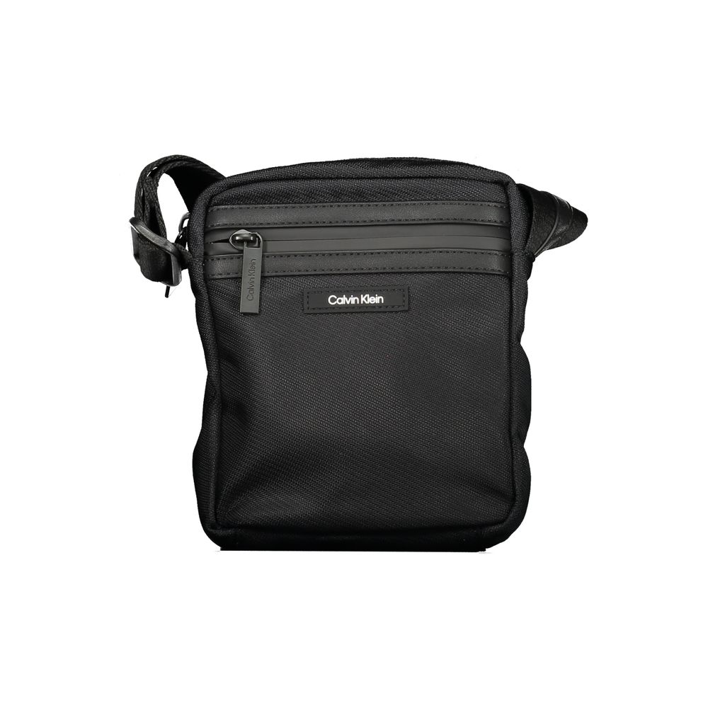 Calvin Klein Schwarze Polyester Männer Umhängetasche