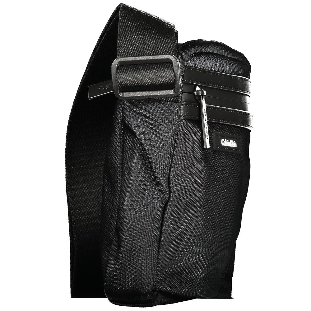 Calvin Klein Schwarze Polyester Männer Umhängetasche