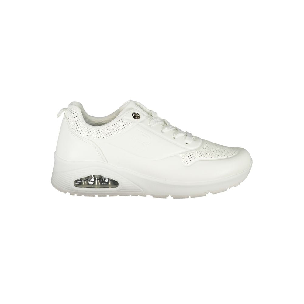Laura Biagiotti Weißer Polyester Damen Sneaker