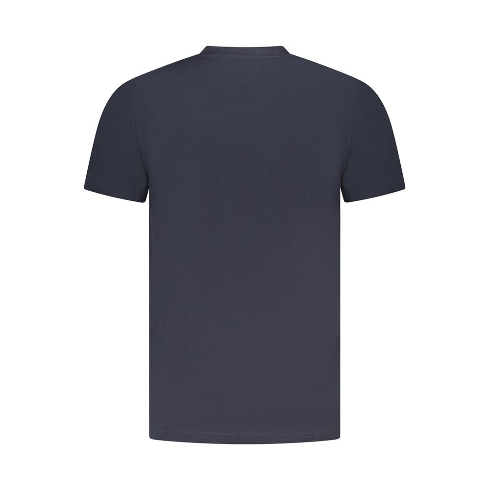 Cavalli Class Blau Baumwolle Männer T-Shirt