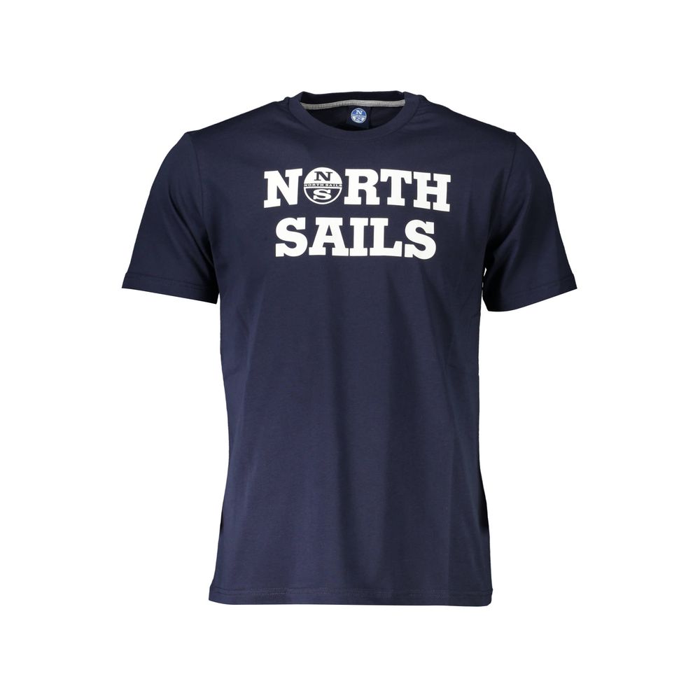North Sails Blau Baumwolle Männer T-Shirt