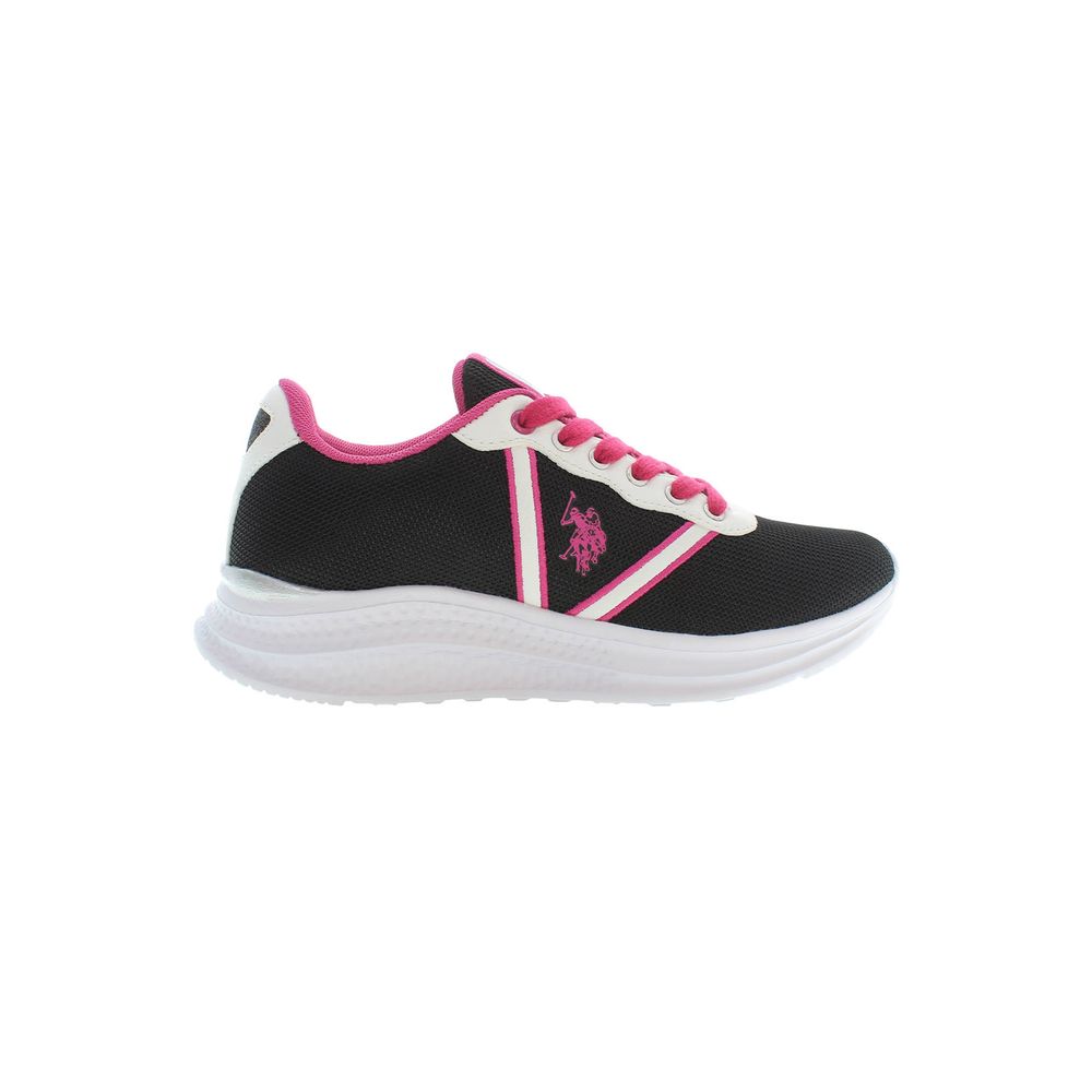 U.S. POLO ASSN. Schwarzer Polyester Damen Sneaker