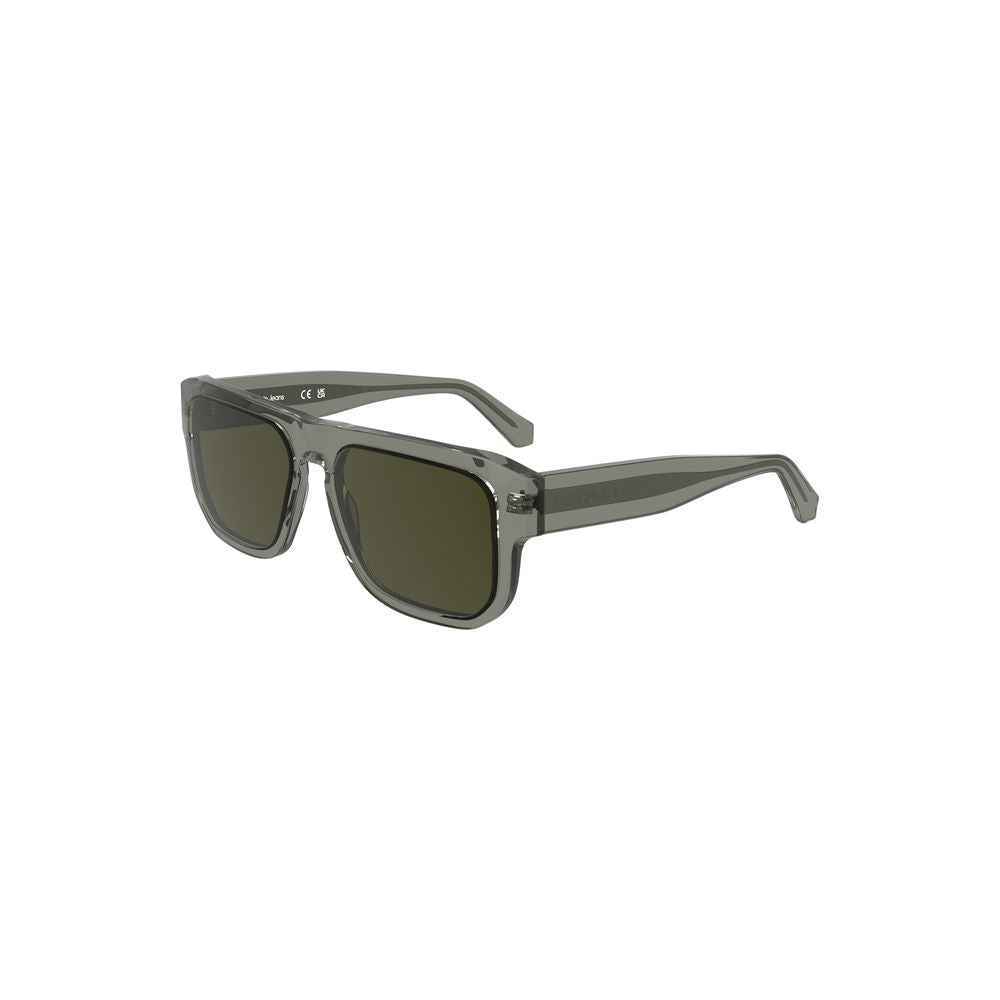 Calvin Klein Graue Acetat-Sonnenbrille für Männer