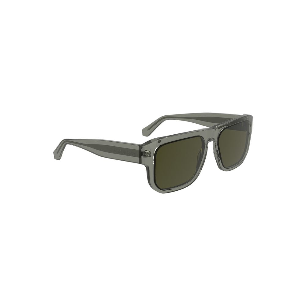Calvin Klein Graue Acetat-Sonnenbrille für Männer