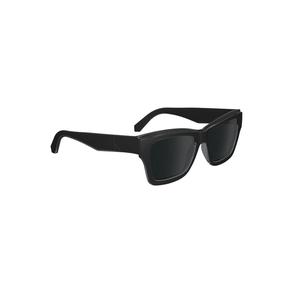 Calvin Klein Schwarze Sonnenbrille aus biobasiertem Stoff
