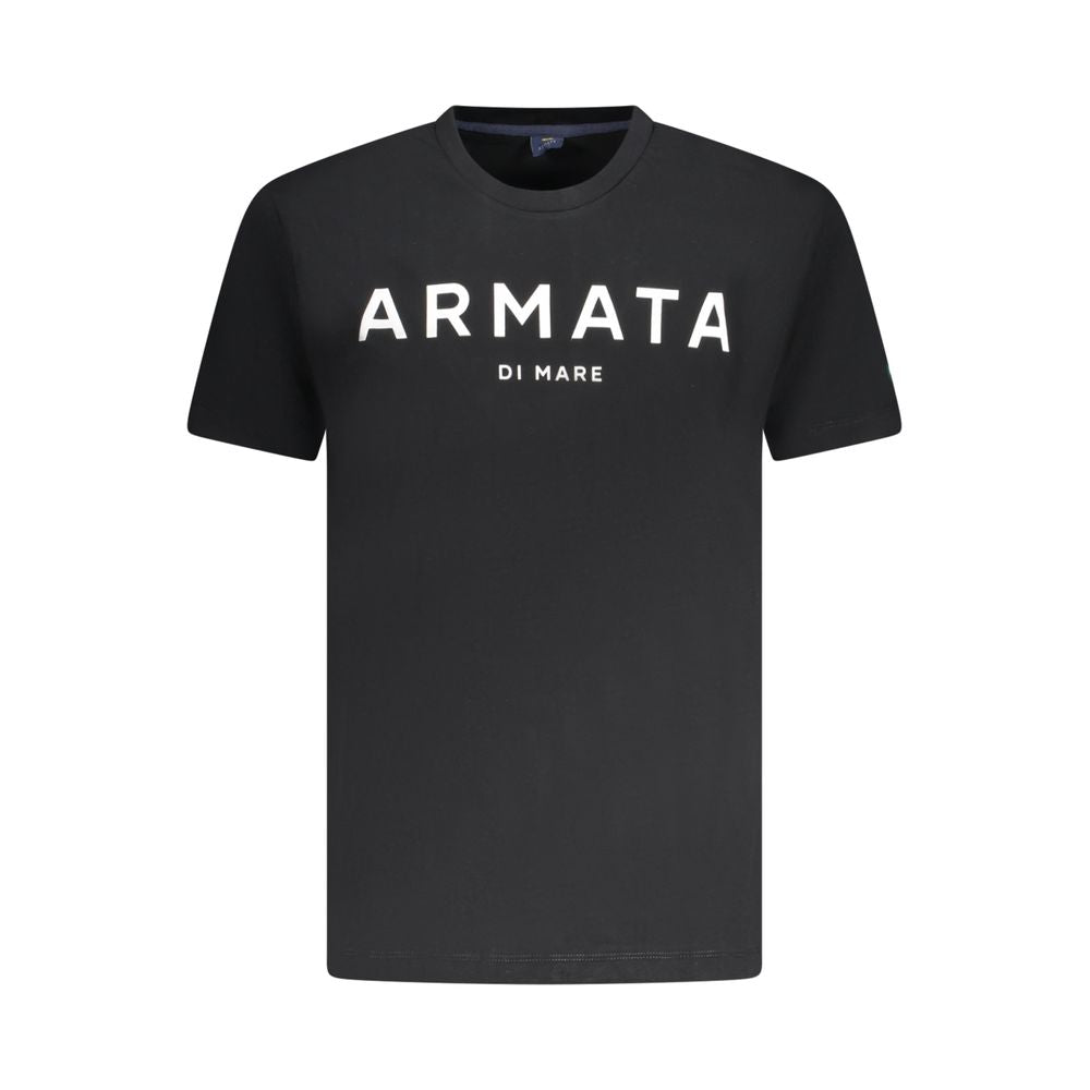 Armata Di Mare Schwarzes Baumwolle Männer T-Shirt
