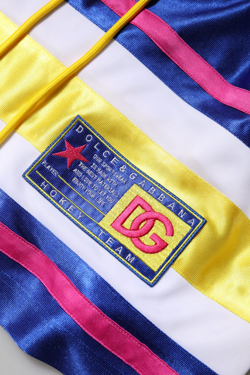 Dolce & Gabbana Multicolor Polyester Langarm V-Ausschnitt Top