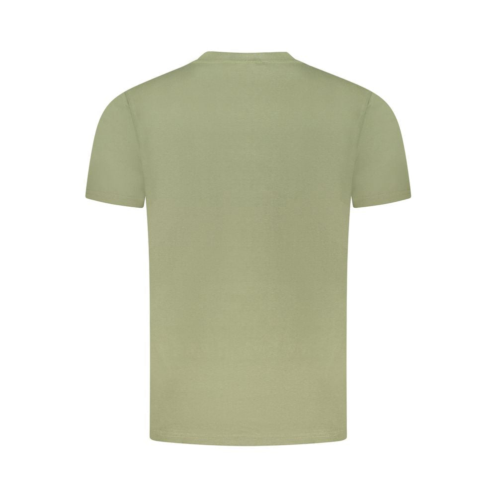 Cavalli Class Grünes Baumwolle Männer T-Shirt