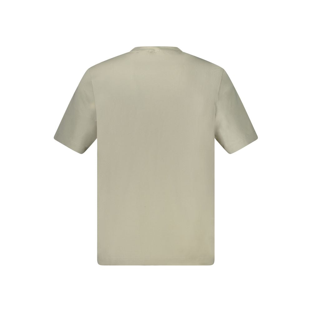 Hugo Boss Beigefarbenes T-Shirt aus Baumwolle
