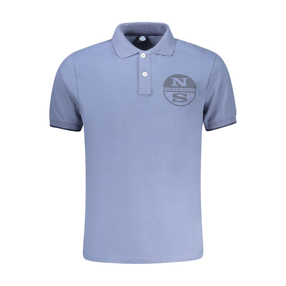North Sails Blaues Baumwoll-Poloshirt für Männer