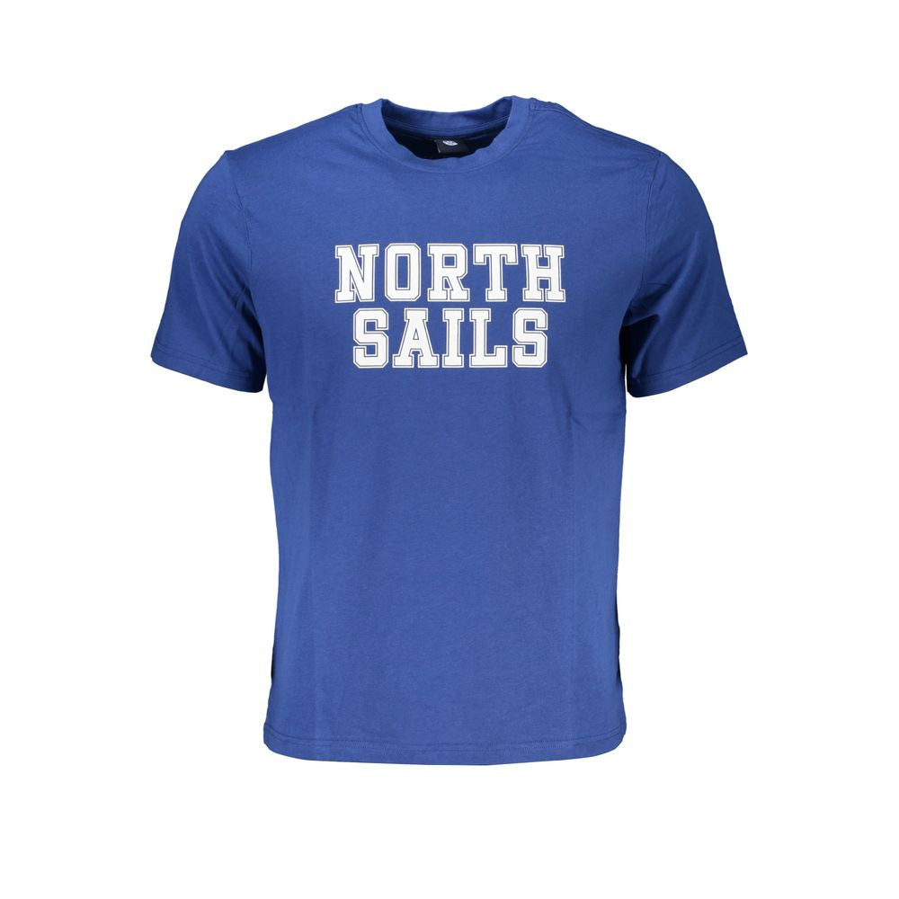 North Sails T-Shirt aus blauer Baumwolle