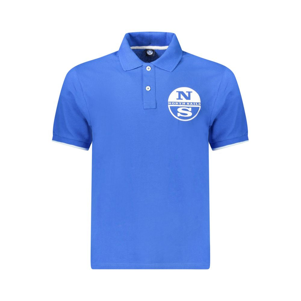 North Sails Blaues Baumwoll-Poloshirt für Männer