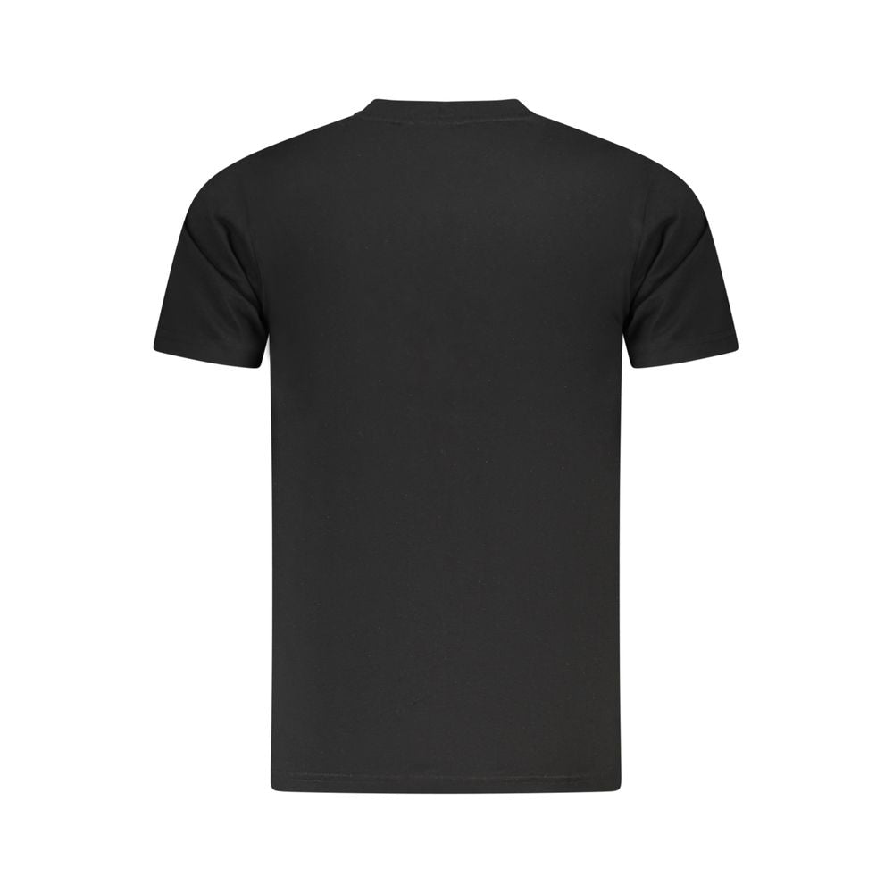 Cavalli Class Schwarzes Baumwolle Männer T-Shirt