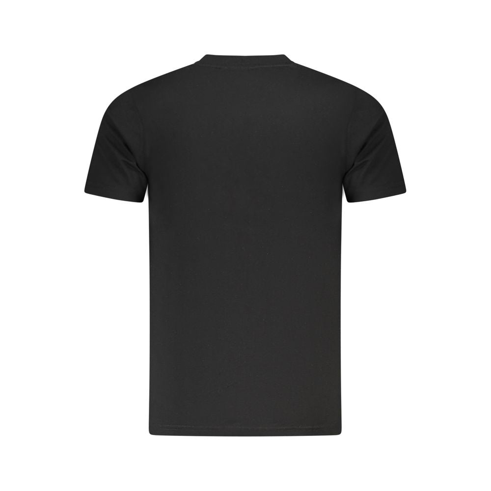 Cavalli Class Schwarzes Baumwolle Männer T-Shirt