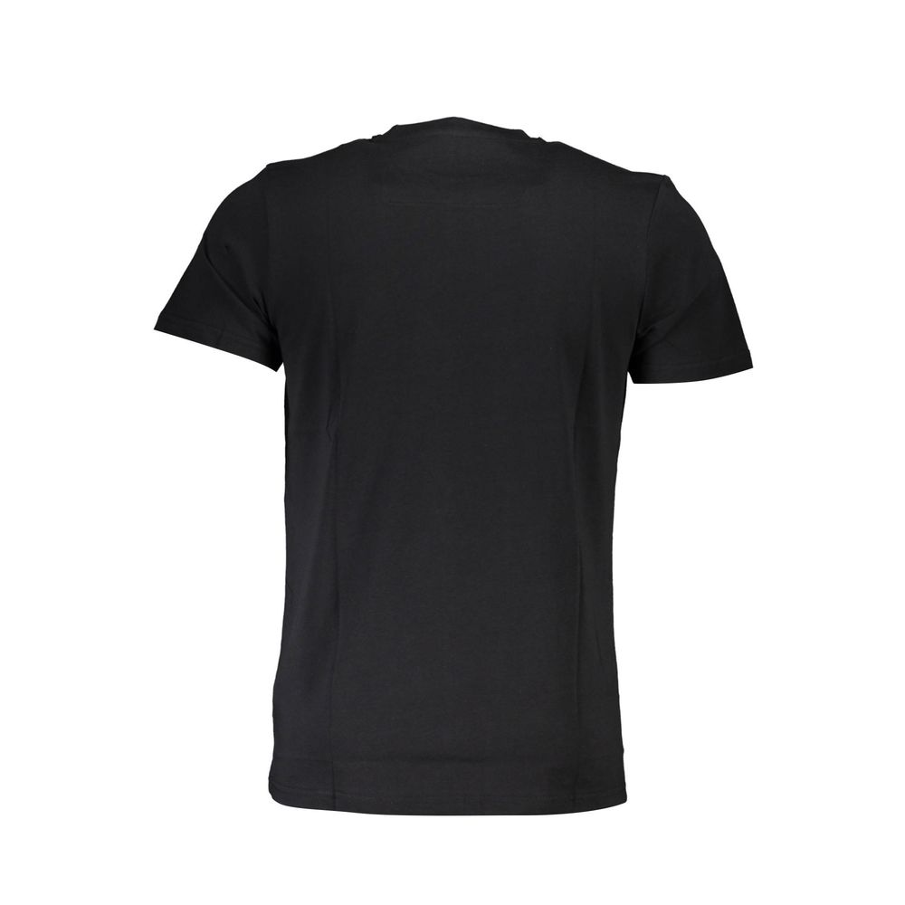 Cavalli Class Schwarzes Baumwolle Männer T-Shirt