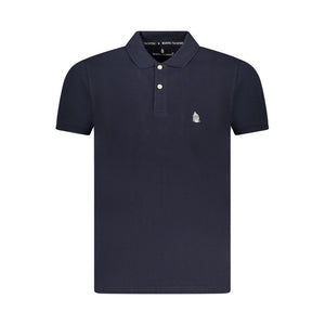 Marina Yachting Blaues Baumwoll-Poloshirt für Männer