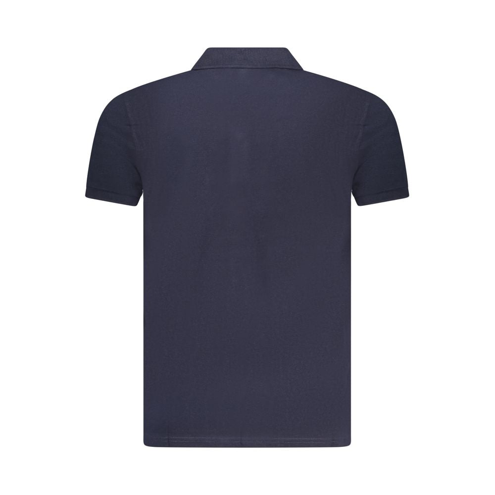 Marina Yachting Blaues Baumwoll-Poloshirt für Männer