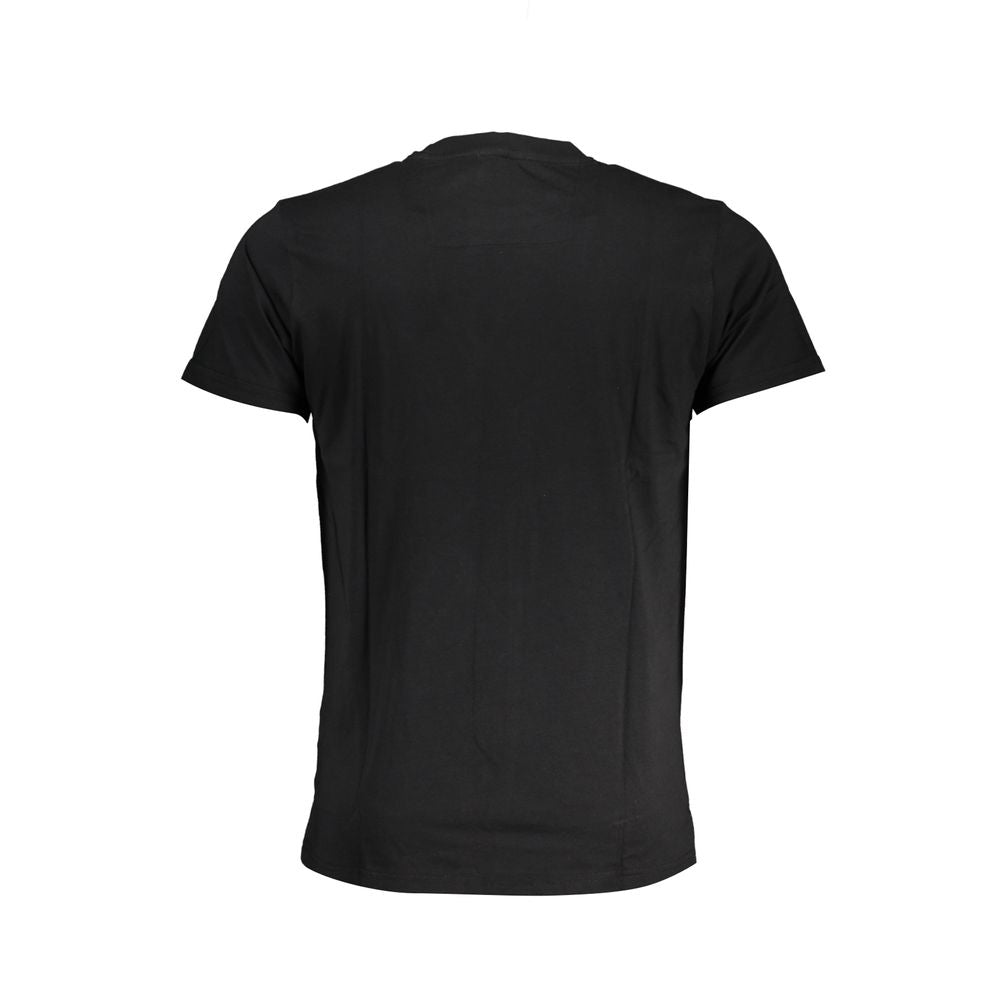 Cavalli Class Schwarzes T-Shirt aus Baumwolle