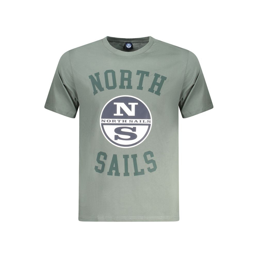 North Sails Grünes Baumwolle Männer T-Shirt