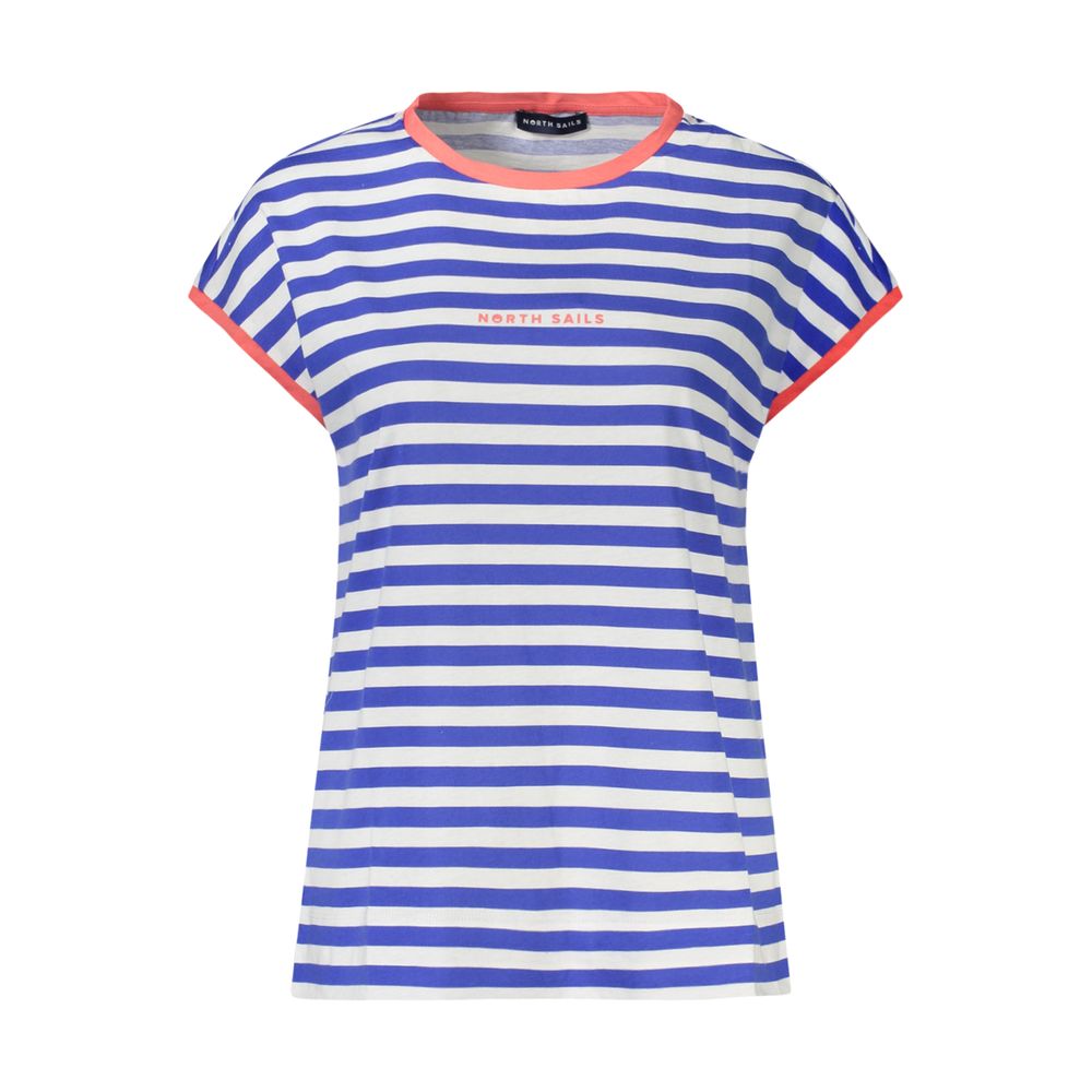 North Sails T-Shirt aus blauer Baumwolle