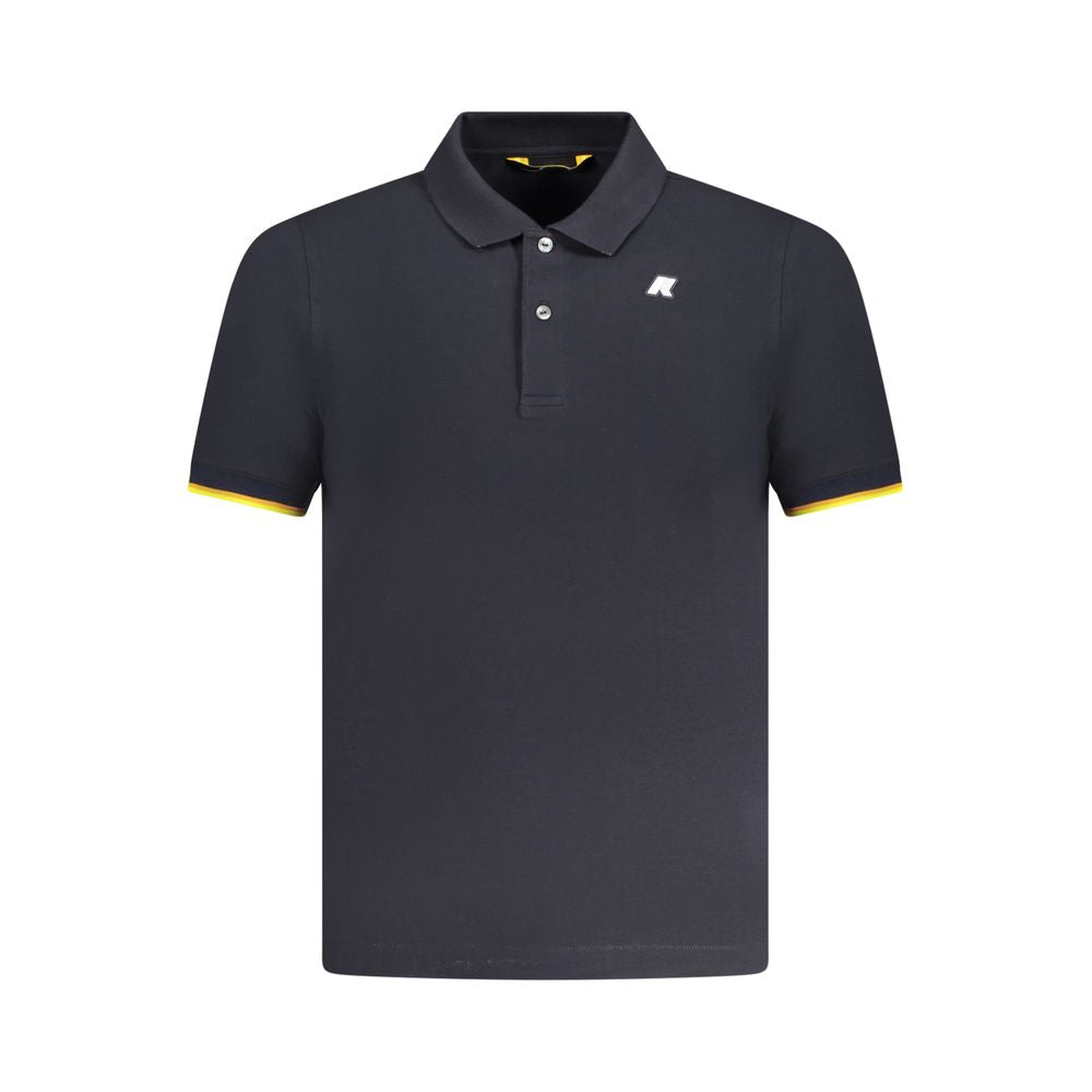 K-WAY Blaues Baumwoll-Poloshirt