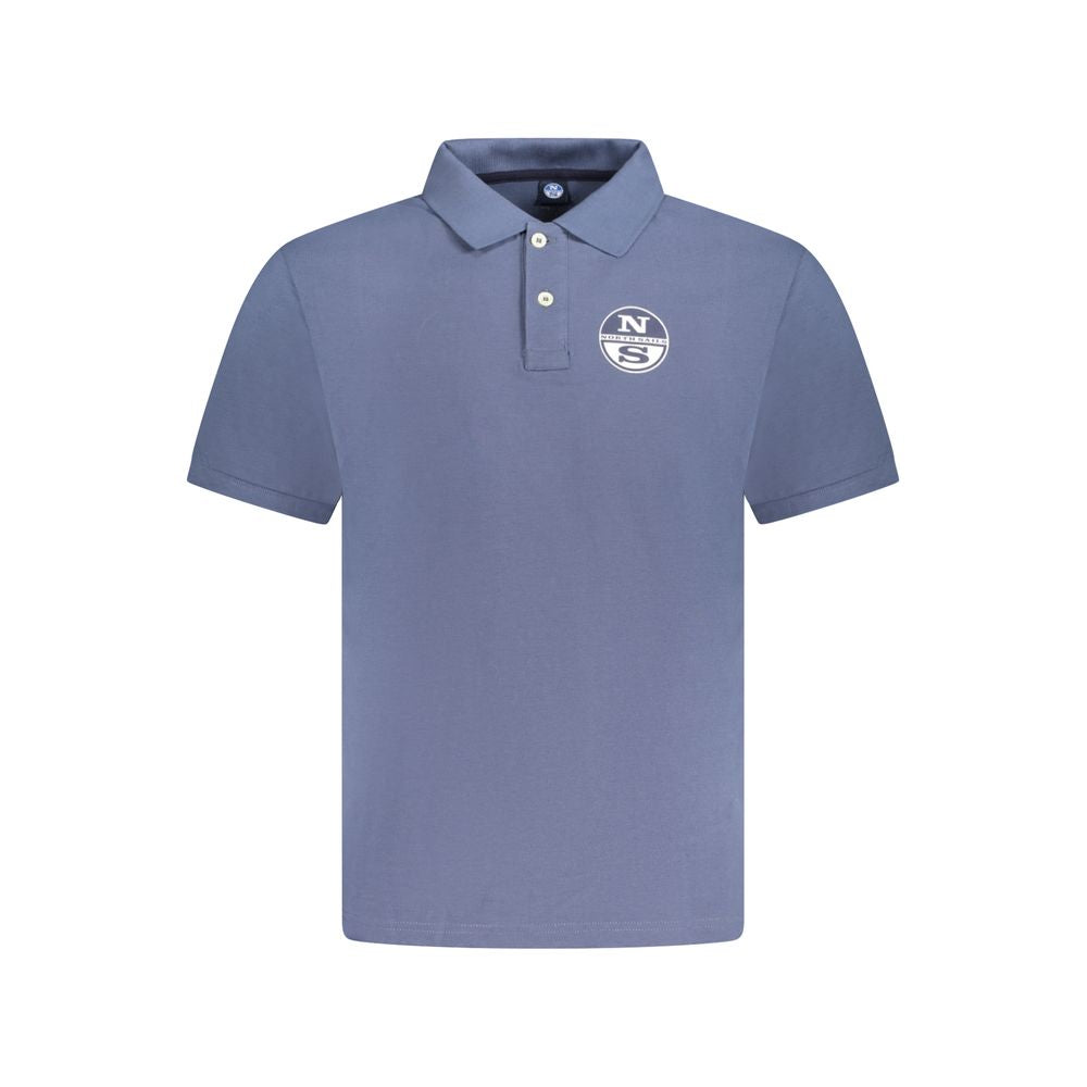 North Sails Blaues Baumwoll-Poloshirt für Männer