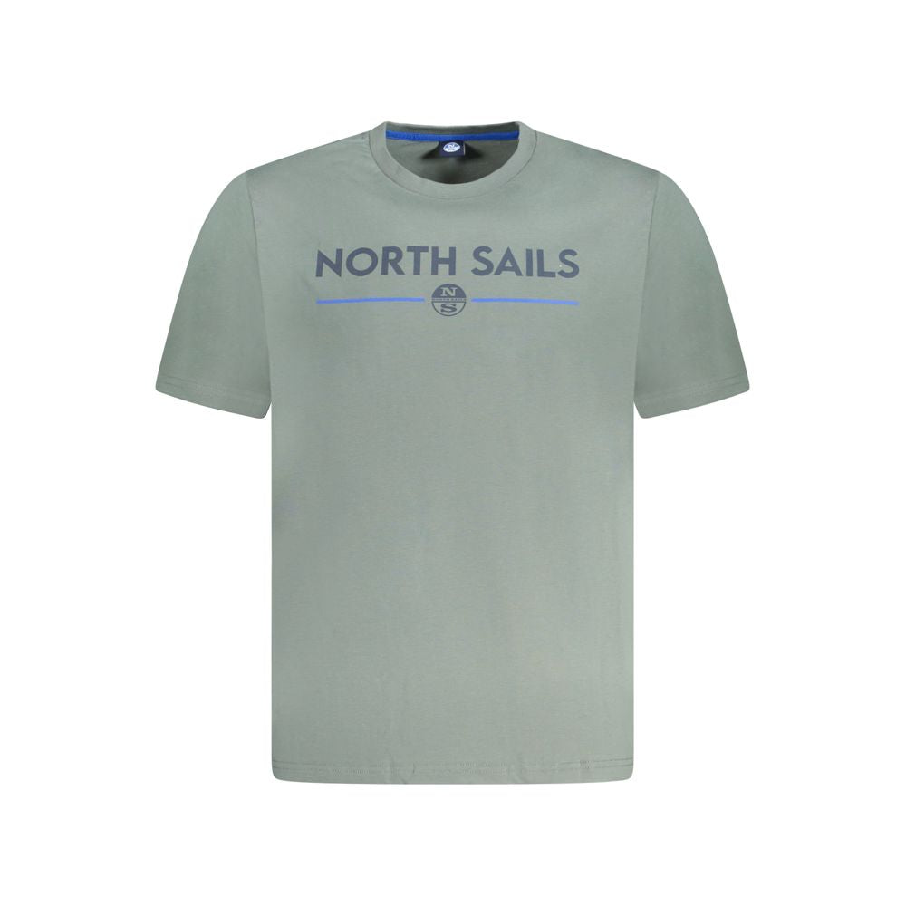 North Sails Grünes Baumwolle Männer T-Shirt