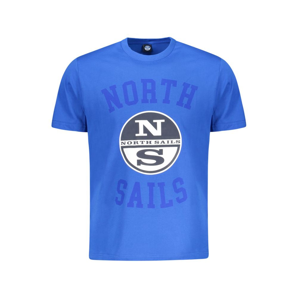 North Sails Blau Baumwolle Männer T-Shirt