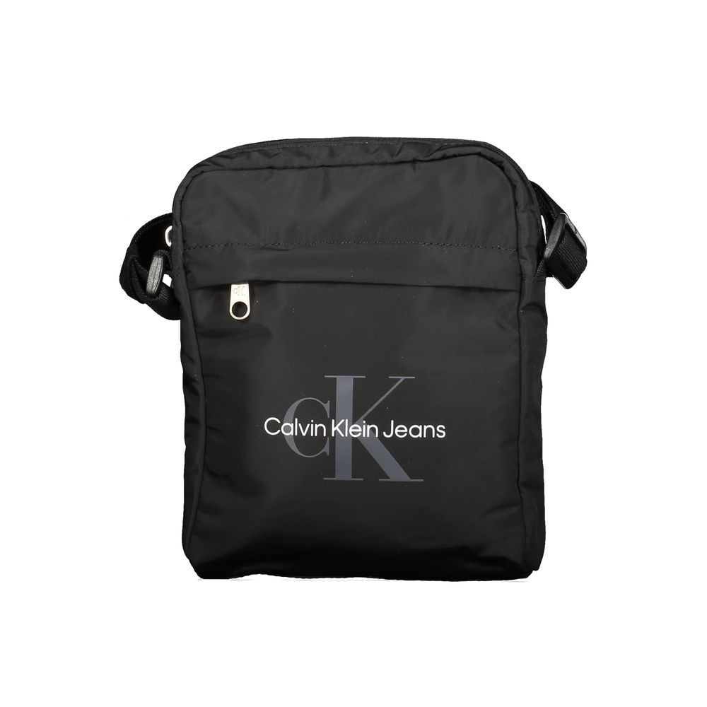 Calvin Klein Schwarze Polyester Männer Umhängetasche